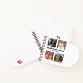 Personalized Best friends forever 4 foto collage Notitieboek (Binnen)