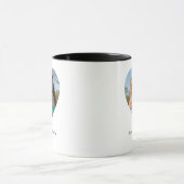 Personalized Best Friends Heart Photo Name Mug Mok (Midden)
