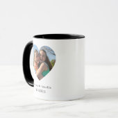 Personalized Best Friends Heart Photo Name Mug Mok (Voorkant links)