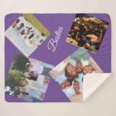 Personalized Best Friends Photo Sherpa Blanket Deken (Voorkant (horizontaal))