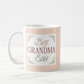 Personalized Best Grandma Ever Koffiemok (Links)