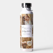 Personalized Best Mom Ever 8-Photo Collage Elegant Waterfles (Links)