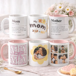 Personalized Best Mom Ever Photo Mug Mok