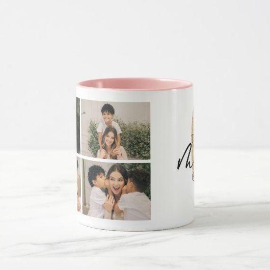 Personalized Best Mom Ever Photo Mug Mok (Midden)