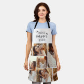 Personalized Best Mom Ever Script & Photo Collage Schort (Gedragen)