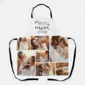 Personalized Best Mom Ever Script & Photo Collage Schort (Voorkant)