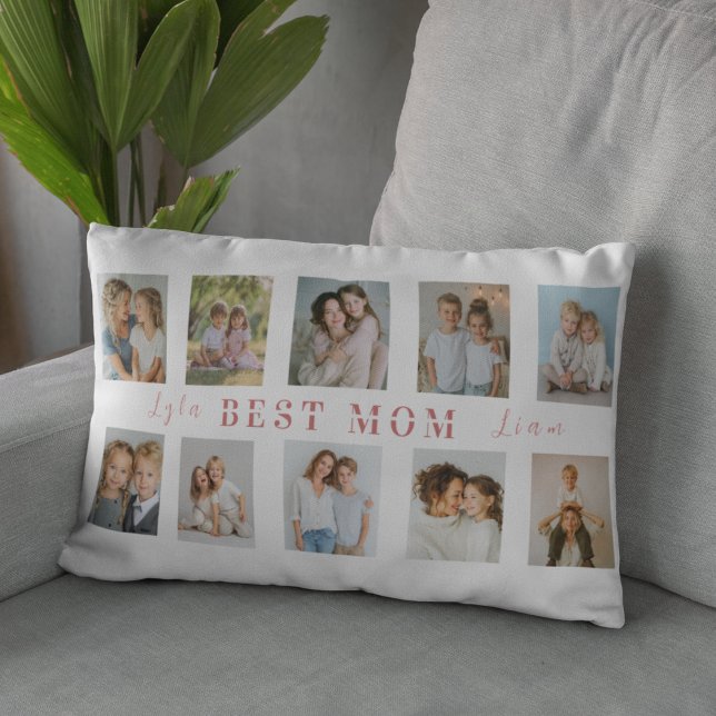 Personalized Best Mom Pillow | Custom Photos Accent Kussen (Creator heeft geüpload)