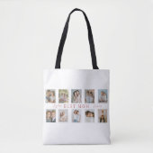 Personalized Best Mom Tote Bag | Custom Photos (Voorkant)