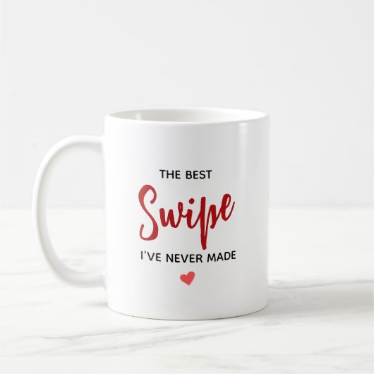 Personalized Best Swipe Love Quote Koffiemok (Links)
