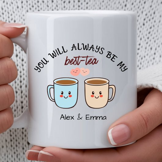Personalized Best-Tea Couple   Mok