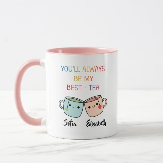 Personalized Best-Tea Mug – Best Friend Gift Mok (Links)