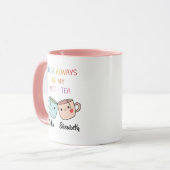 Personalized Best-Tea Mug – Best Friend Gift Mok (Voorkant links)