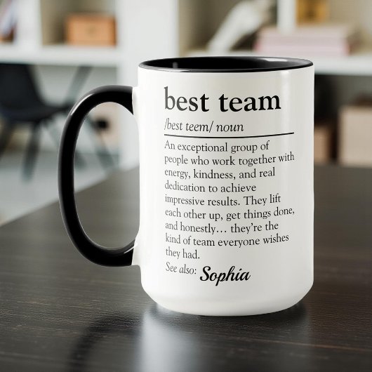 Personalized Best Team Definition Appreciation Mok