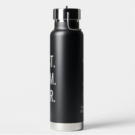 Personalized Best Team Ever Employee Appreciation Waterfles (Links)