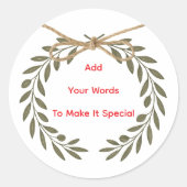 Personalized “Best Wishes” Stickers (Voorkant)