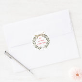 Personalized “Best Wishes” Stickers (Envelop)
