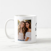 Personalized Bestea (bestie + tea) text 2 photos Koffiemok (Links)