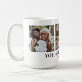 Personalized Bestea (bestie + tea) text 3 photos Koffiemok (Links)