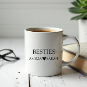 Personalized Besties Coffee Mug Best Friend Gift Grote Koffiekop