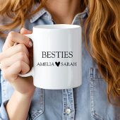Personalized Besties Coffee Mug Best Friend Gift Grote Koffiekop