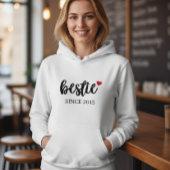 Personalized Besties Hoodie BFF Date Shirt