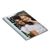 Personalized BFF Photo Illusion Teal Notebook Notitieboek (Rechterzijde)