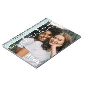 Personalized BFF Photo Illusion Teal Notebook Notitieboek (Linkerzijde)