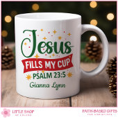 Personalized Bible Verse Christmas Koffiemok