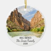 Personalized Big Bend National Park Ornament Texas (Voorkant)