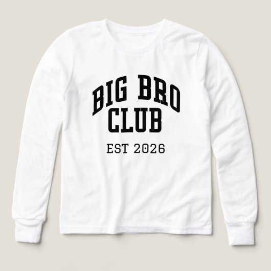 Personalized Big bro design for new big brothers (Voorkant)