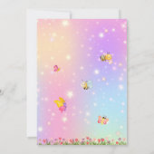 Personalized Big Sister Fairy Letter – New Baby Kaart (Achterkant)