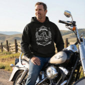 Personalized Biker Motorcycle Rider Gift Hoodie