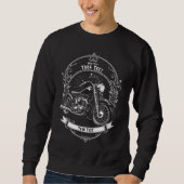 Personalized Biker Winter Outfit Sweatshirt (Voorkant)