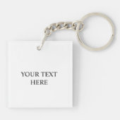 Personalized Bird Keychains Sleutelhanger (Achterkant)