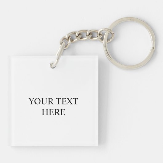 Personalized Bird Keychains Sleutelhanger (Achterkant)