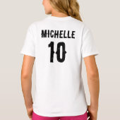 Personalized Birthday 10th 12th 14th Birthday Gift T-shirt (Achterkant)