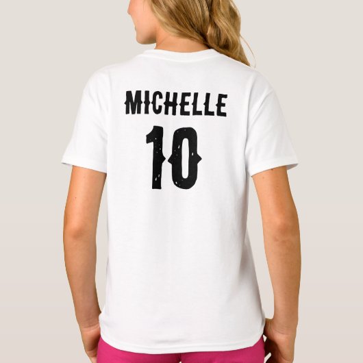 Personalized Birthday 10th 12th 14th Birthday Gift T-shirt (Achterkant)