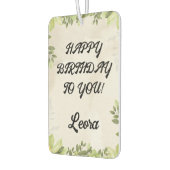 Personalized Birthday Message Gift Luchtverfrisser (Links)