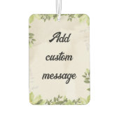 Personalized Birthday Message Gift Luchtverfrisser (Achterkant)