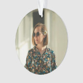 Personalized Birthday Ornaments – Photo & Message Ornament (voorkant)