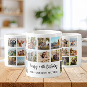 Personalized Birthday Photo Collage Mug Koffiemok