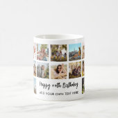 Personalized Birthday Photo Collage Mug Koffiemok (Center)