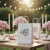 Personalized Birthday Pink Rose  Ronde Sticker