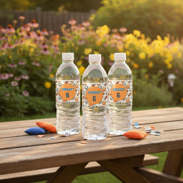 Personalized Birthday Sports Theme Water Label Waterfles Etiket