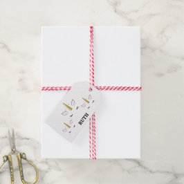 Personalized Birthday Unicorn Glitter Design with  Cadeaulabel