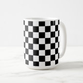 Personalized Black and White Koffiemok (Voorkant rechts)