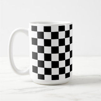 Personalized Black and White Koffiemok