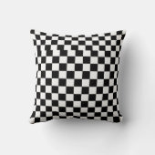 Personalized Black and White Kussen (Achterkant)