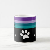 Personalized Black Cat Mug For Cat Moms And Dads Koffiemok (Center)
