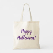 Personalized Black Cat Trick-or-Treat Bag Tote Bag (Achterkant)
